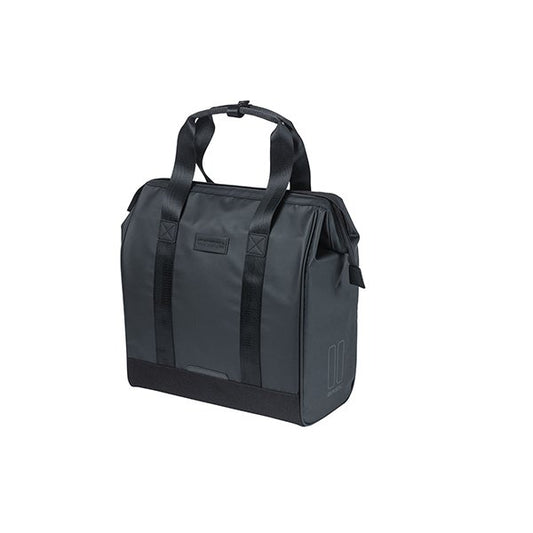 Basil shoppertas Grand tarpaulin zwart