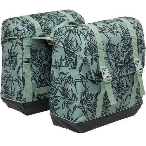 New Looxs fietstas dubbel Alba bamboo green MIK 42