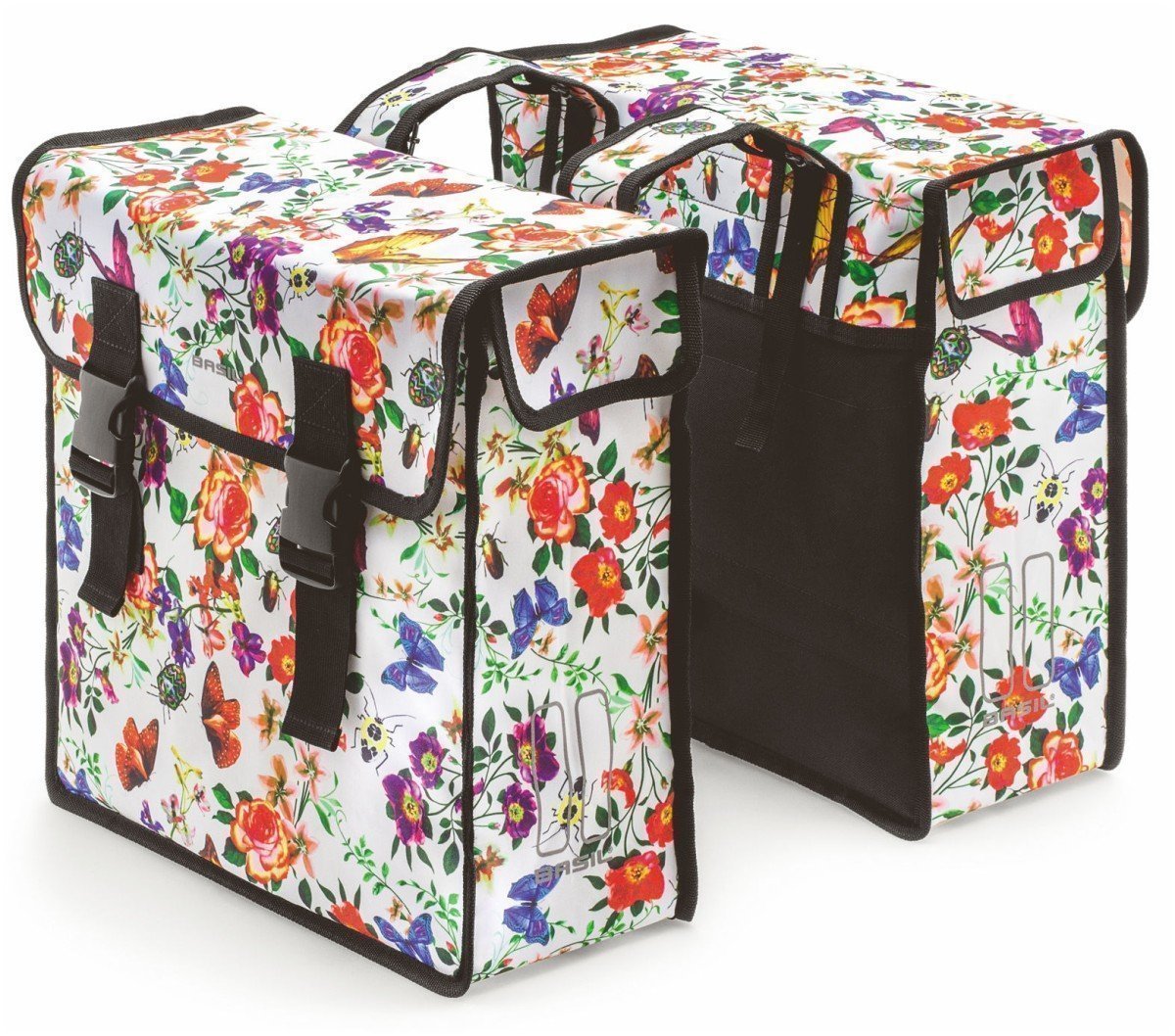 Basil fietstas dubbel Mara XL meadow 35L
