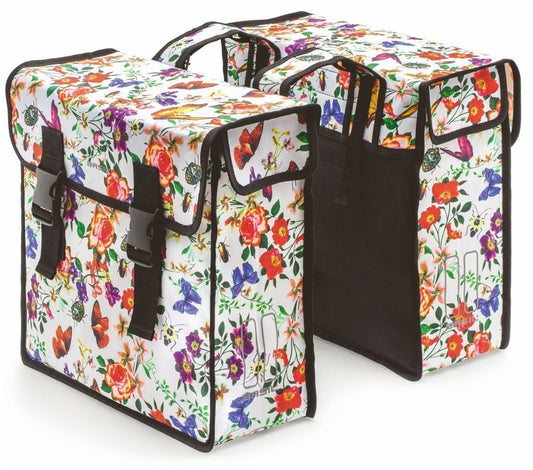 Basil fietstas dubbel Mara XL meadow 35L