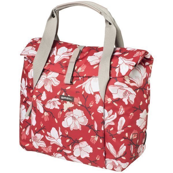 Basil shoppertas Magnolia poppy red
