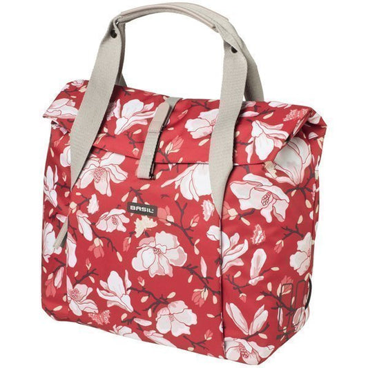 Basil shoppertas Magnolia poppy red