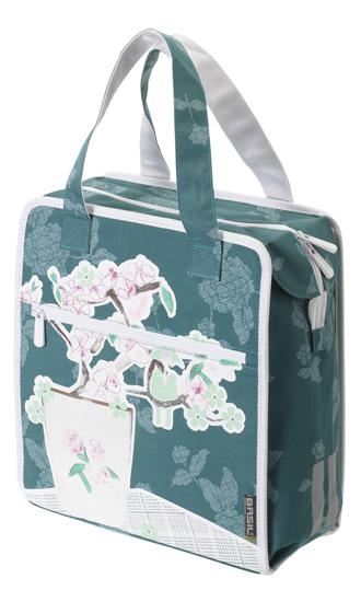 Tas bas blossom scrap shopper turquoise 20l