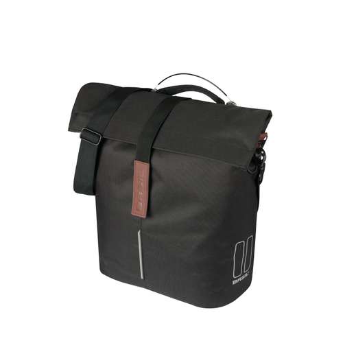 Basil shoppertas City MIK Studs zwart 14-16L