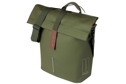 Basil shoppertas City MIK Studs mos groen 14-16L