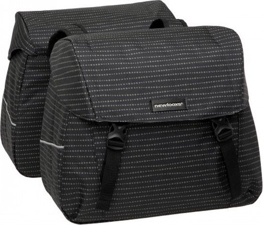 New Looxs fietstas dubbel Joli nomi black 37L
