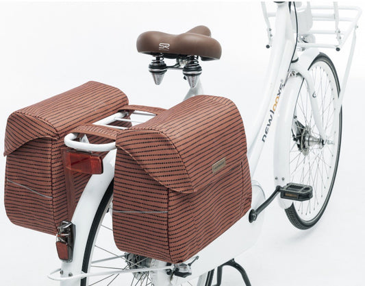 New Looxs fietstas dubbel Joli Nomi red 37L