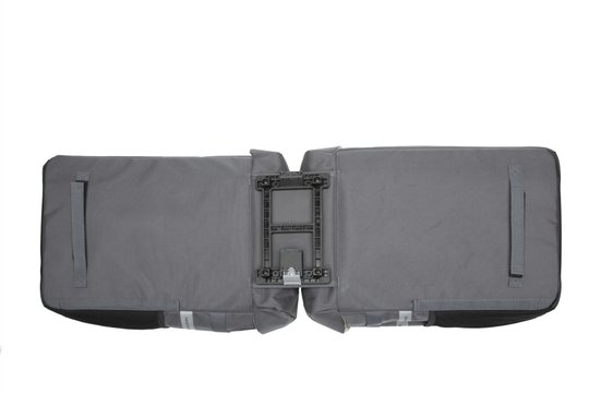 New Looxs fietstas dubbel Vigo grey MIK 37L