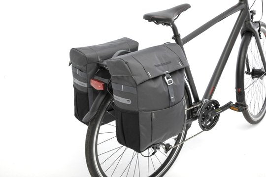 New Looxs fietstas dubbel Vigo grey MIK 37L