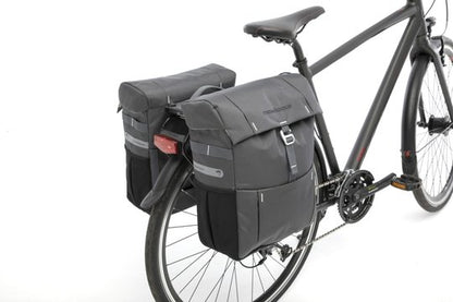 New Looxs fietstas dubbel Vigo grey MIK 37L