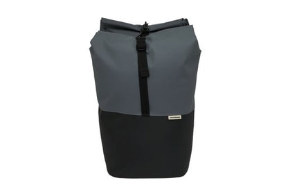 New Looxs fietstas dubbel Nyborg donkergrijs/zwart