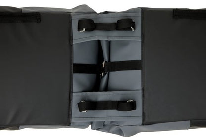 New Looxs fietstas dubbel Nyborg donkergrijs/zwart