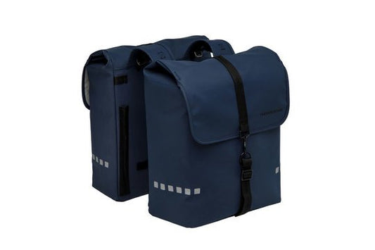New Looxs fietstas dubbel Odense dark blue 39L