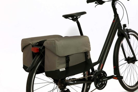 New Looxs fietstas dubbel Joli Oslo black/green 37