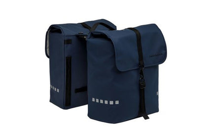 New Looxs fietstas dubbel Odense dark blue MIK 39L