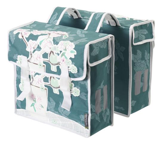 Basil dubb tas Blossom scrap turq