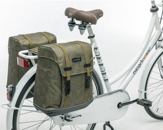 New Looxs fietstas dubbel Alba Selo bronze