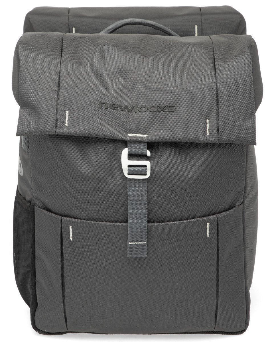 New Looxs fietstas dubbel Vigo grey Racktime 37L