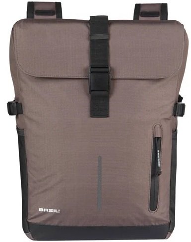 Basil fietstas dubbel Move bruin 30L