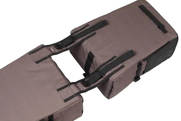 Basil fietstas dubbel Move bruin 30L