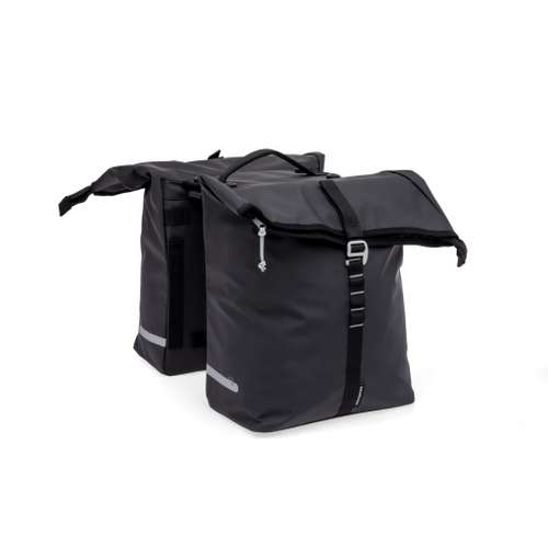 New Looxs fietstas dubbel Cantos black MIK 36L