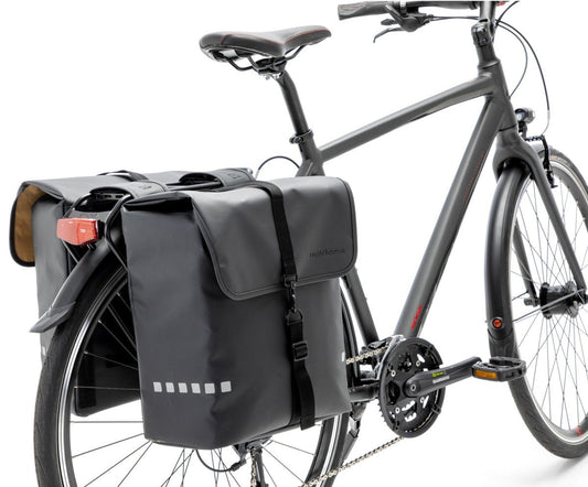 New Looxs fietstas dubbel Odense black 39L