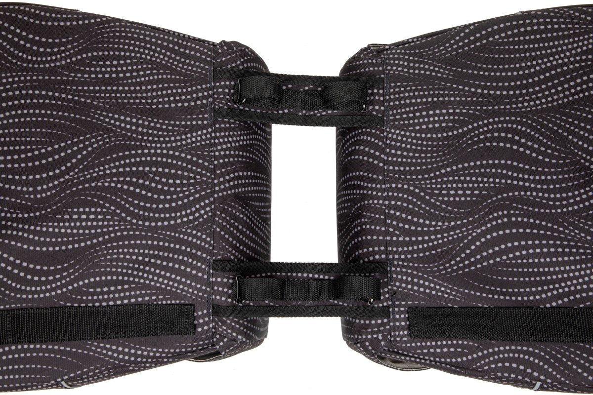New Looxs fietstas dubbel Joli Alma black 37L