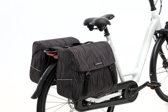 New Looxs fietstas dubbel Joli Alma black 37L