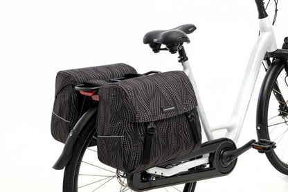 New Looxs fietstas dubbel Joli Alma black 37L