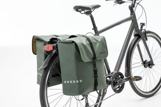 New Looxs fietstas dubbel Odense green 39L