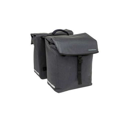 New Looxs fietstas dubbel Hamar anthracite MIK 38L