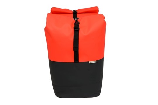 New Looxs fietstas dubbel Nyborg rood/zwart MIK 34