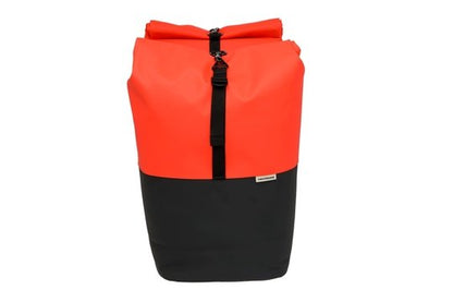 New Looxs fietstas dubbel Nyborg rood/zwart MIK 34