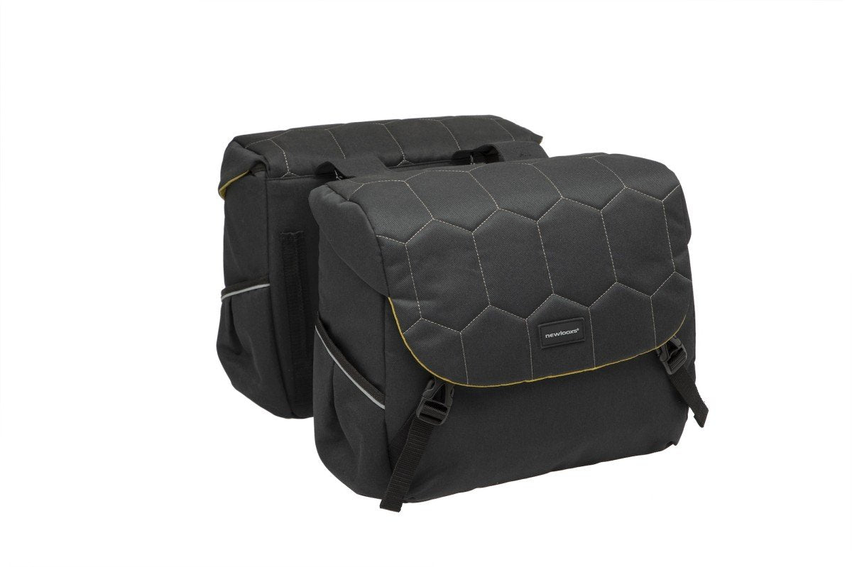 New Looxs fietstas dubbel Mondi Joy Quilted black