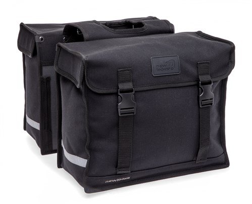 New Looxs fietstas dubbel Deluxe zwart 46L