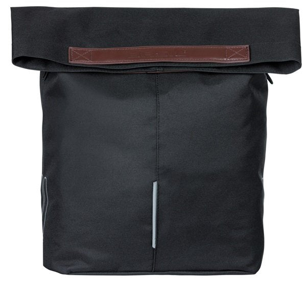 Basil shoppertas City MIK Hooks zwart 14-16L