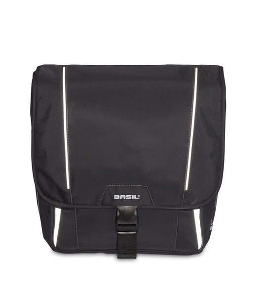 Basil fietstas dubbel Sport Design zwart 32L