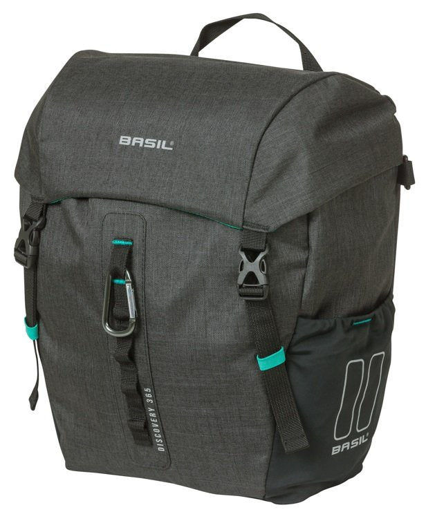 Basil Discovery 365D M enkele tas MIK Hooks, 9L, z