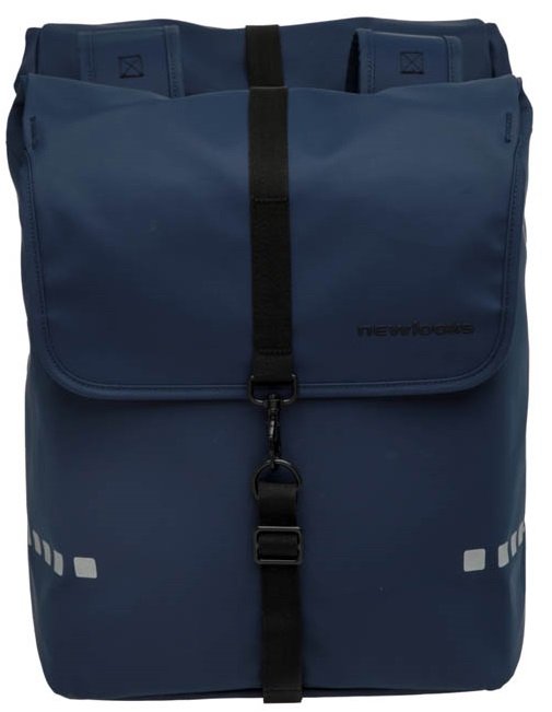 New Looxs fietstas dubbel Odense dark blue 39L