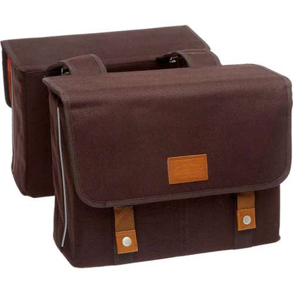 New Looxs dubbele tas Mondi canv d brn