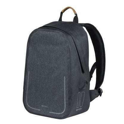 Basil rugtas Urban dry backpack charcoal melee 18L