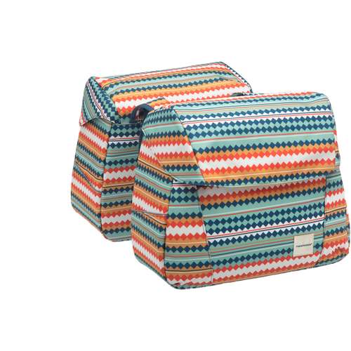 New Looxs fietstas dubbel Joli Diamond spring