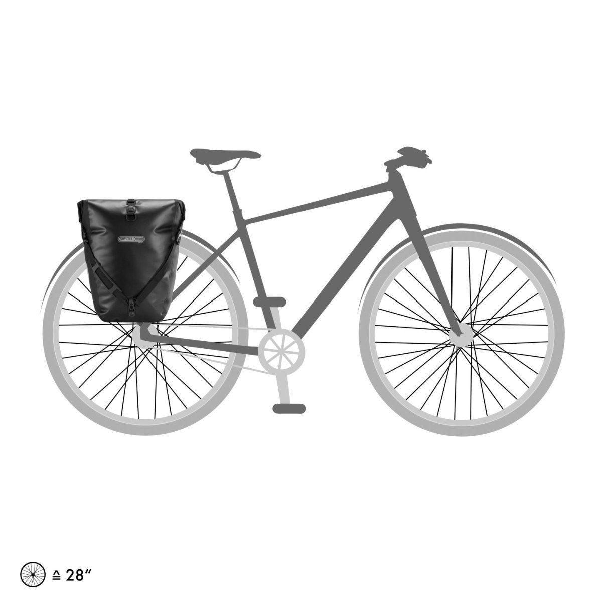 Ortlieb Tas pakaf Back-Roller Free 20 l black