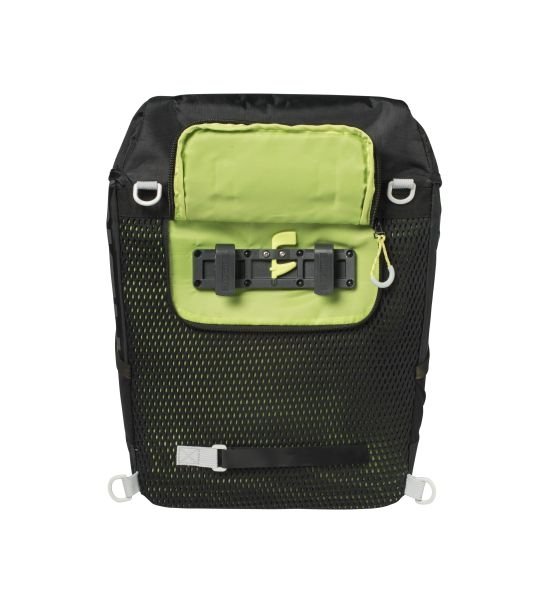 Basil daypack tas Miles black lime