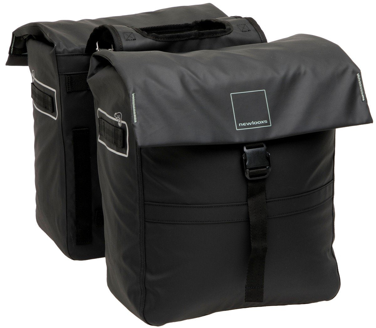 New Looxs fietstas dubbel Leeds black 38L