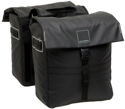 New Looxs fietstas dubbel Leeds black 38L