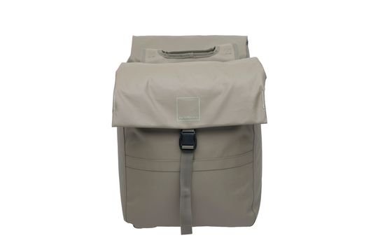 New Looxs fietstas dubbel Leeds taupe 38L