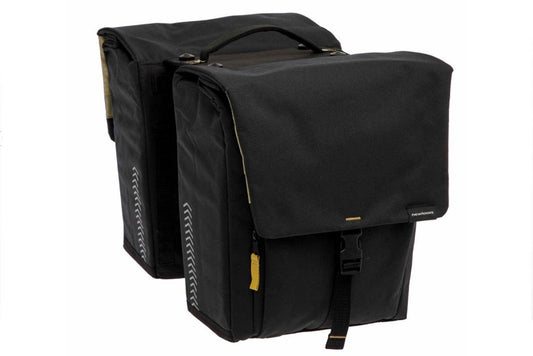 New Looxs fietstas dubbel Tulum black MIK 2.0 32L