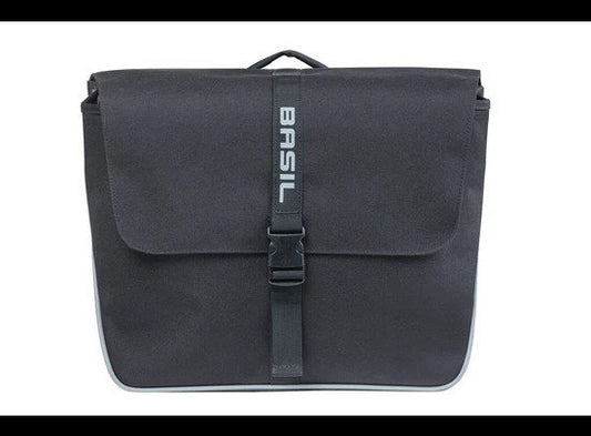 Basil fietstas dubbel Forte zwart MIK 35L