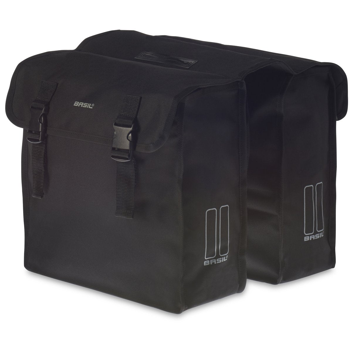 Basil fietstas dubbel Mara XL zwart 35L